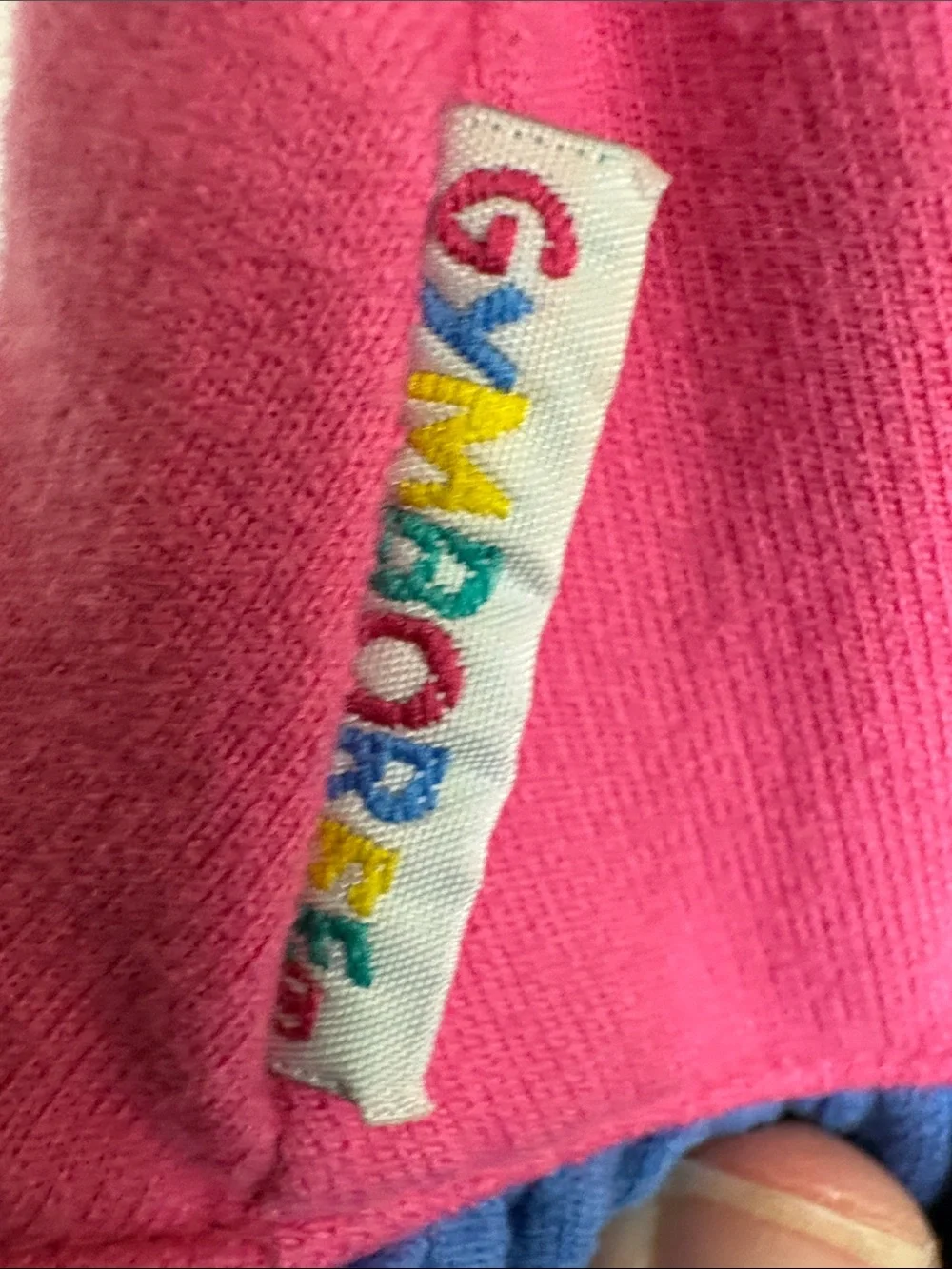 Vintage Gymboree Bright‎ Colorblock Ruffle Dress - Pink, Teal, Blue & Yellow
